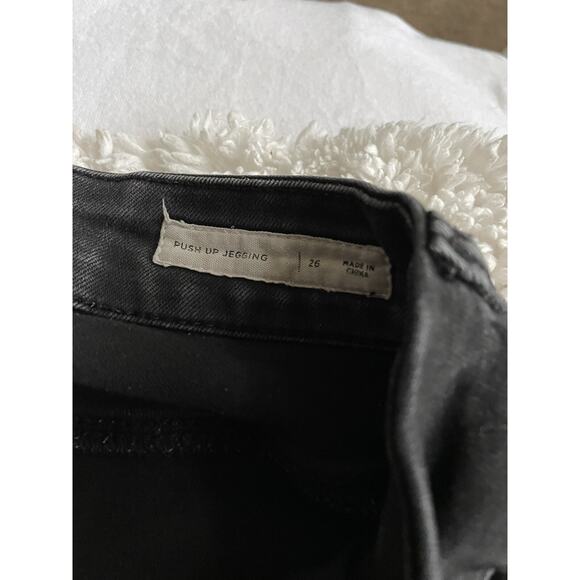 Pacsun women’s sz. 26 black “ Push up Jegging” Comfortable pair - Picture 5 of 11